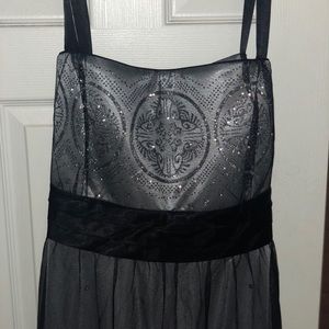 Grey Sparkly Dress (PLUS SIZE)